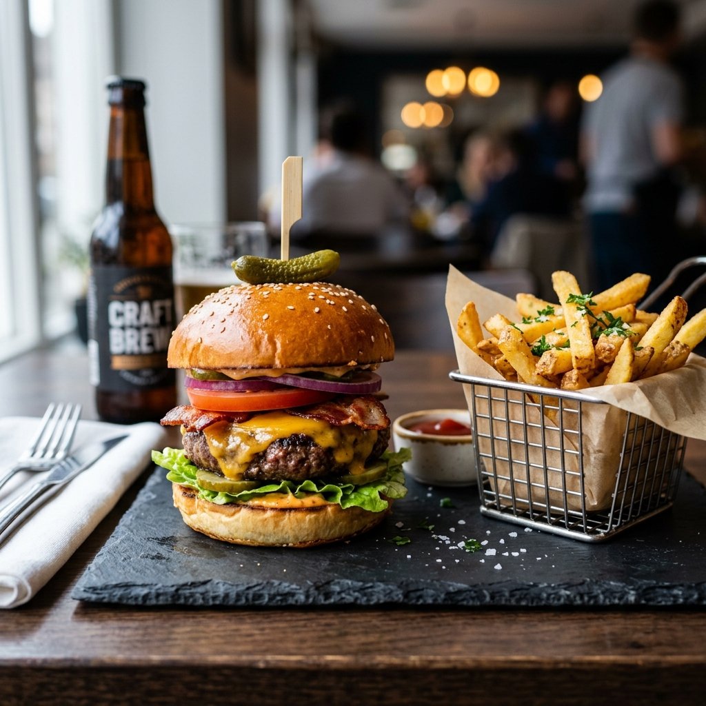 Veg Burger + Veg Fries + Soft Drink